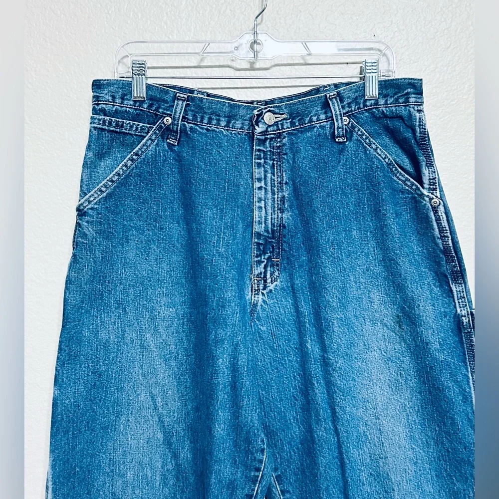 Wrangler Carpenter Blue Jeans Men Size 34x32